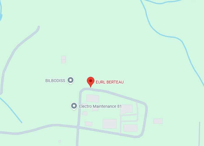 Localisation EURL BERTEAU, BILBODISS et Electro Maintenance 81 Carte de localisation d'EURL BERTEAU, BILBODISS et Electro Maintenance 81. Affichage des bâtiments et des routes dans la zone d'activité.
